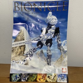 Lego Bionicle - 8536 - Kopaka - Complete 2001 Set  w/ Manual / Case / Poster
