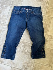 Lucky Brand Women’s Crop Jeans Vintage Size 2/26 Made In America