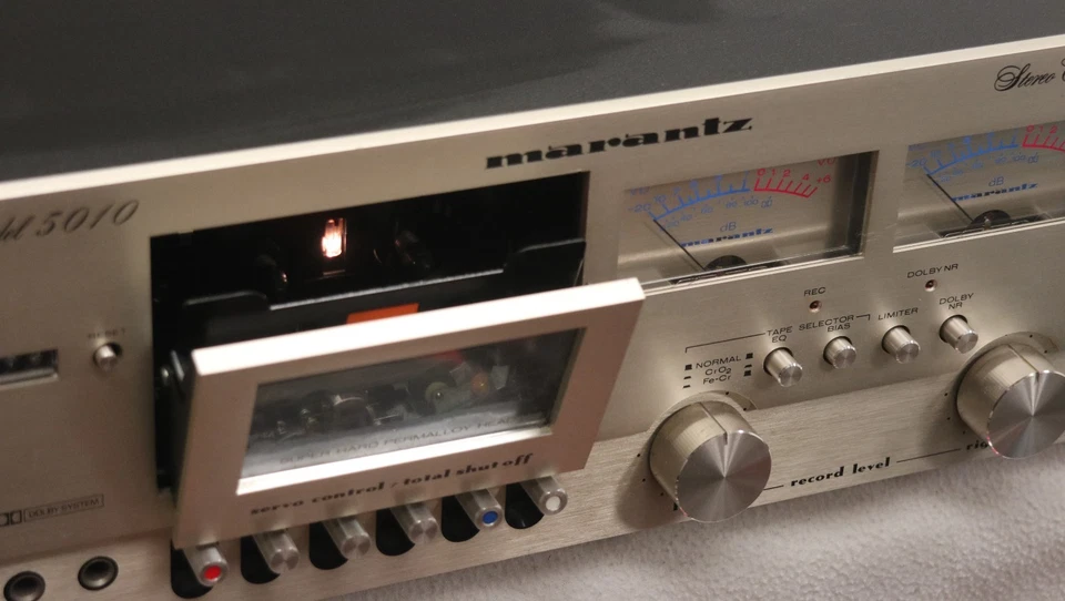 Marantz 5010 Stereo Tapedeck - Kassettenspieler - USA - Vintage - Neue Riemen ! - Bild 4 von 4