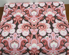 Part Roll Vintage Wallpaper Pink Flower Power Floral 60s 70s Retro Interest