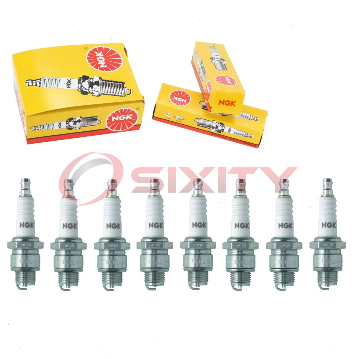 8 pc NGK 96461 B-6L BLYB Standard Spark Plugs for W16LS SP474 SP473 RH8C ht