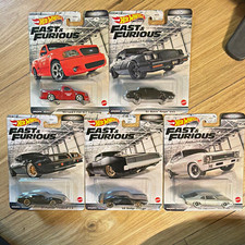 Hot Wheels Fast Furious Premium 1:64 5-Car Set Unopened