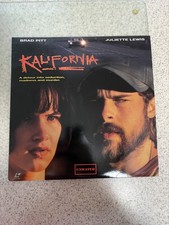 Kalifornia LaserDisc 1993 Thriller Unrated Deluxe Wide Screen PolyGram crease