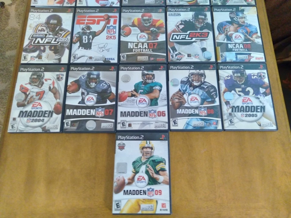 Lote de juegos deportivos PS2 PlayStation 2 - NFL, MADDEN, NCAA, NHL ***17 JUEGOS*** Foto 2 de 3