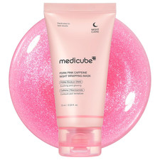 Medicube PDRN Pink Caffeine Night Wrapping Mask 75ml Overnight Face Mask USA