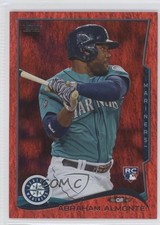 2014 Topps Red Hot Foil Abraham Almonte #256 0w8