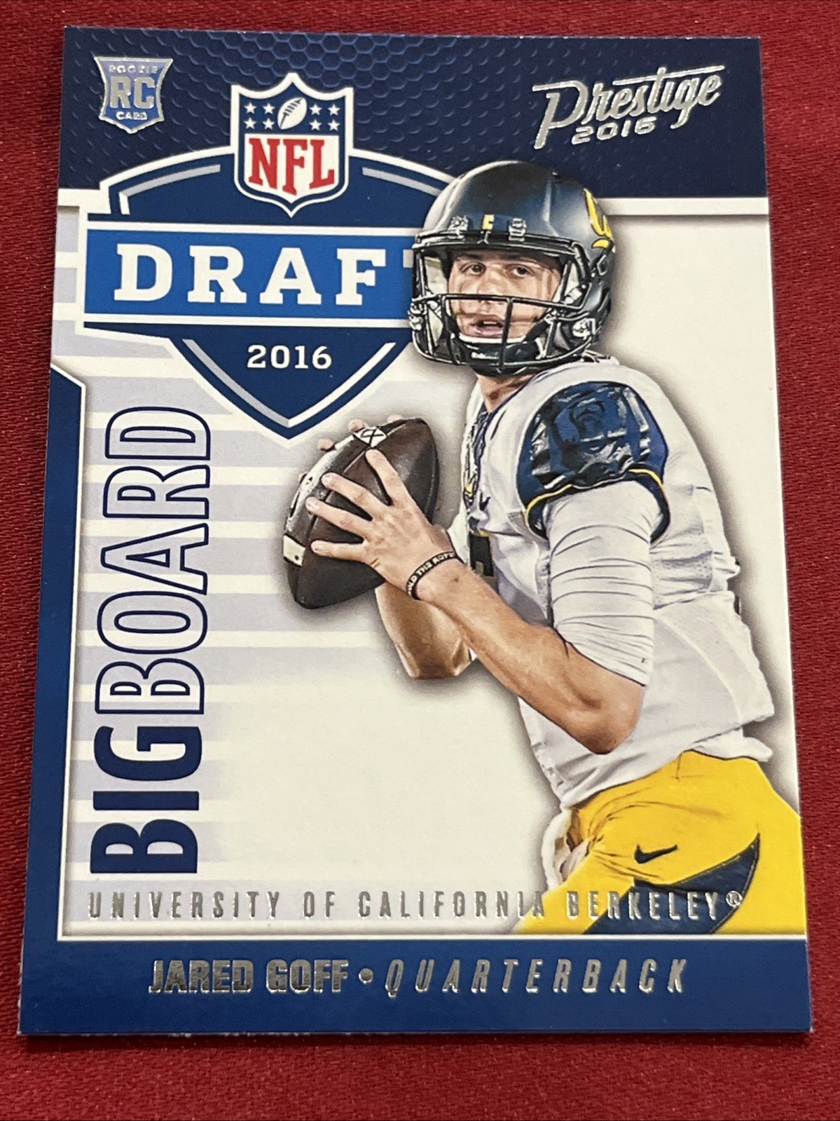 2016 Panini Prestige - Draft Big Board Jared Goff #1 (RC)