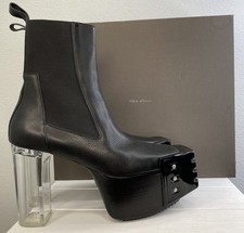 Rick Owens 120mm Grilled Kiss 45 Boots Mens U...