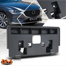 For 18-21 Mazda 6 Front Bumper Tow Hook License Plate Mounting Bracket Holder