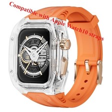 S11 Clear Case Band for Apple Watch 10 iWatch Transparent Strap