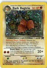 Dark Dugtrio (6) Unlimited Holo Holo Rare Team Rocket 06/82 LP on eBay
