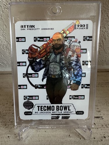 2026 Bo Jackson Battle Arena BOBA Tecmo Bowl #190HP Attack (Dak Prescott) Fire