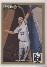 1994 Upper Deck Collector's Choice Gold Foil Signature Larry Walker HOF 14ij