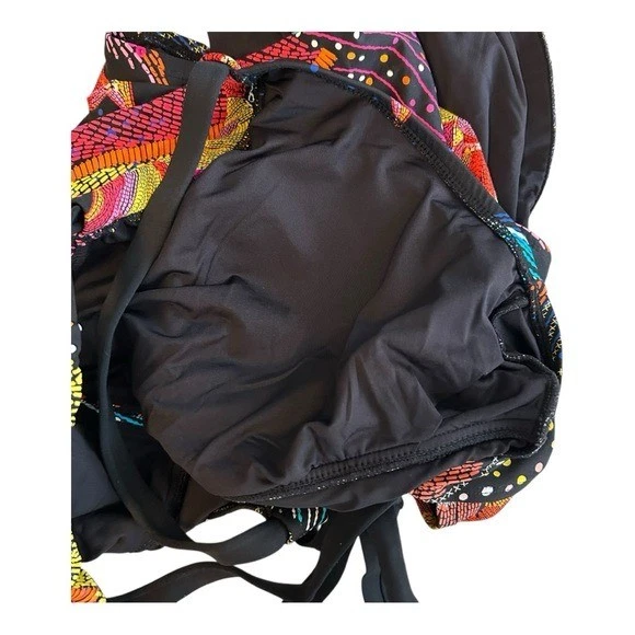 Traje de baño de una pieza para mujer La Blanca Sunlit Soirée cuello alto ojo de cerradura talla 18 W Foto 4 de 4