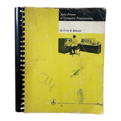1963 IBM 1620 FORTRAN Computer Programming Auto-Primer Doris Entwisle Vtg 1960s