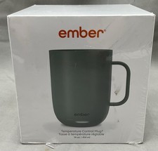 Ember Temperature Control 14oz Smart Mug 2, Heated Coffee Cup Sage Green/Black 