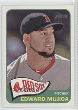 2014 Topps Heritage Edward Mujica #352 4k8