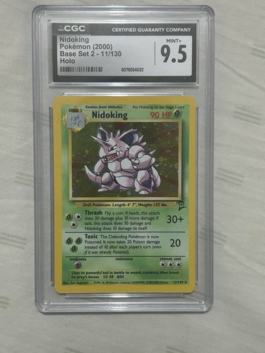 Nidoking graded CGC 9.5 for sale on eBay