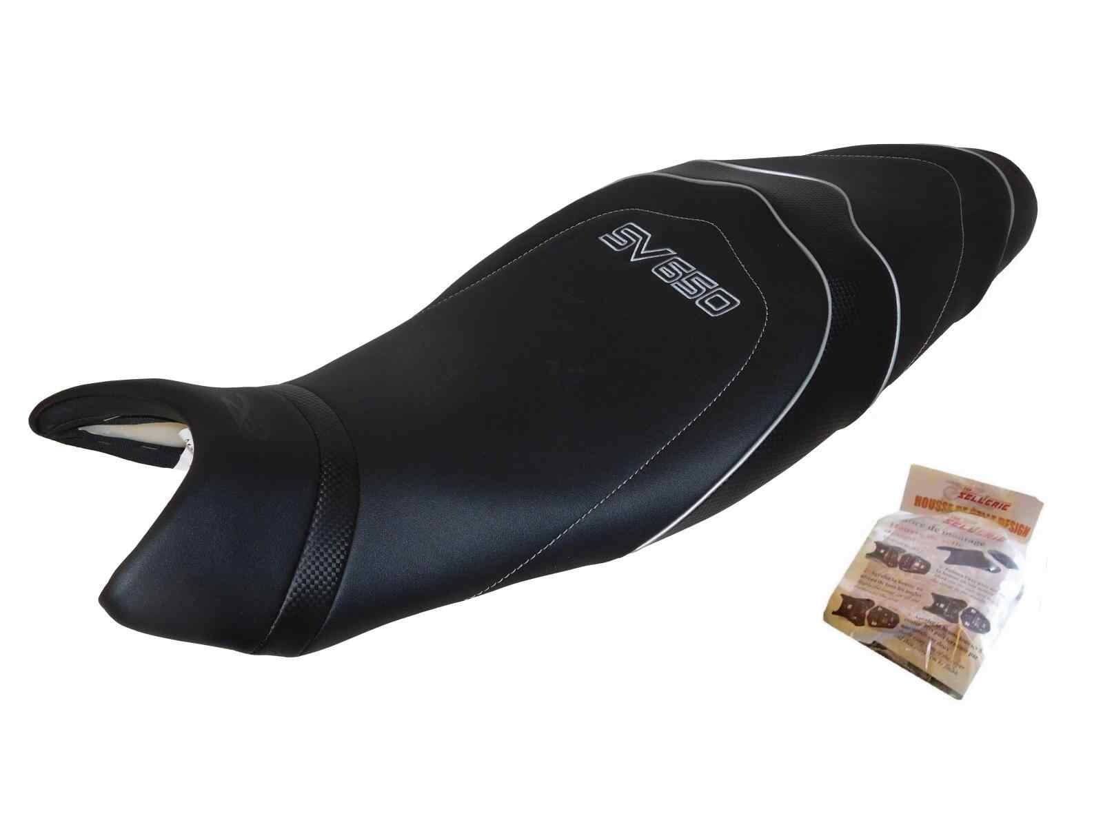 Revêtement de selle Suzuki SV650 Top Sellerie, finitions haut de gamme