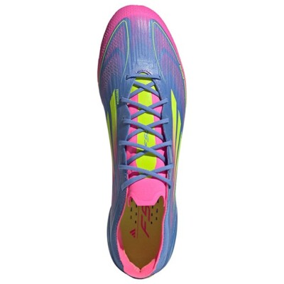 adidas Soccer Cleats F50 ELITE FG Blue Fusion/Lucid Lemon IE1201