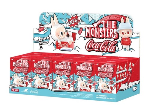 POP MART THE MONSTERS COCA-COLA 1 ASSORTED BOX (10 PIECES BOX) LABUBU ZIMOMO - Picture 3 of 19