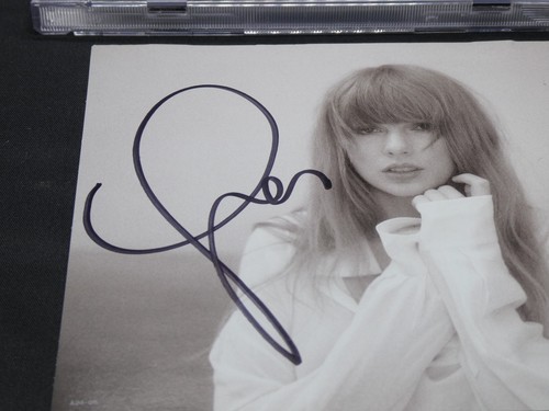 Taylor Swift signiert gefolterte Dichter Abteilung TTP CD-Einlage JSA #CA96172 neu - Bild 3 von 11