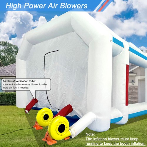 Bonooth Inflatable Paint Spray Booth Portable Airbrush Painting Tent Workstation - Picture 63 of 77