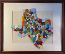 Original Artwork “Delivery In Motion” State of Texas Glasswork 