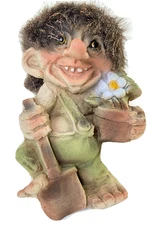 Ny Form Troll "Gardener" 4+" Tall  NEW with tag  #204 Norwegian Scandinavian