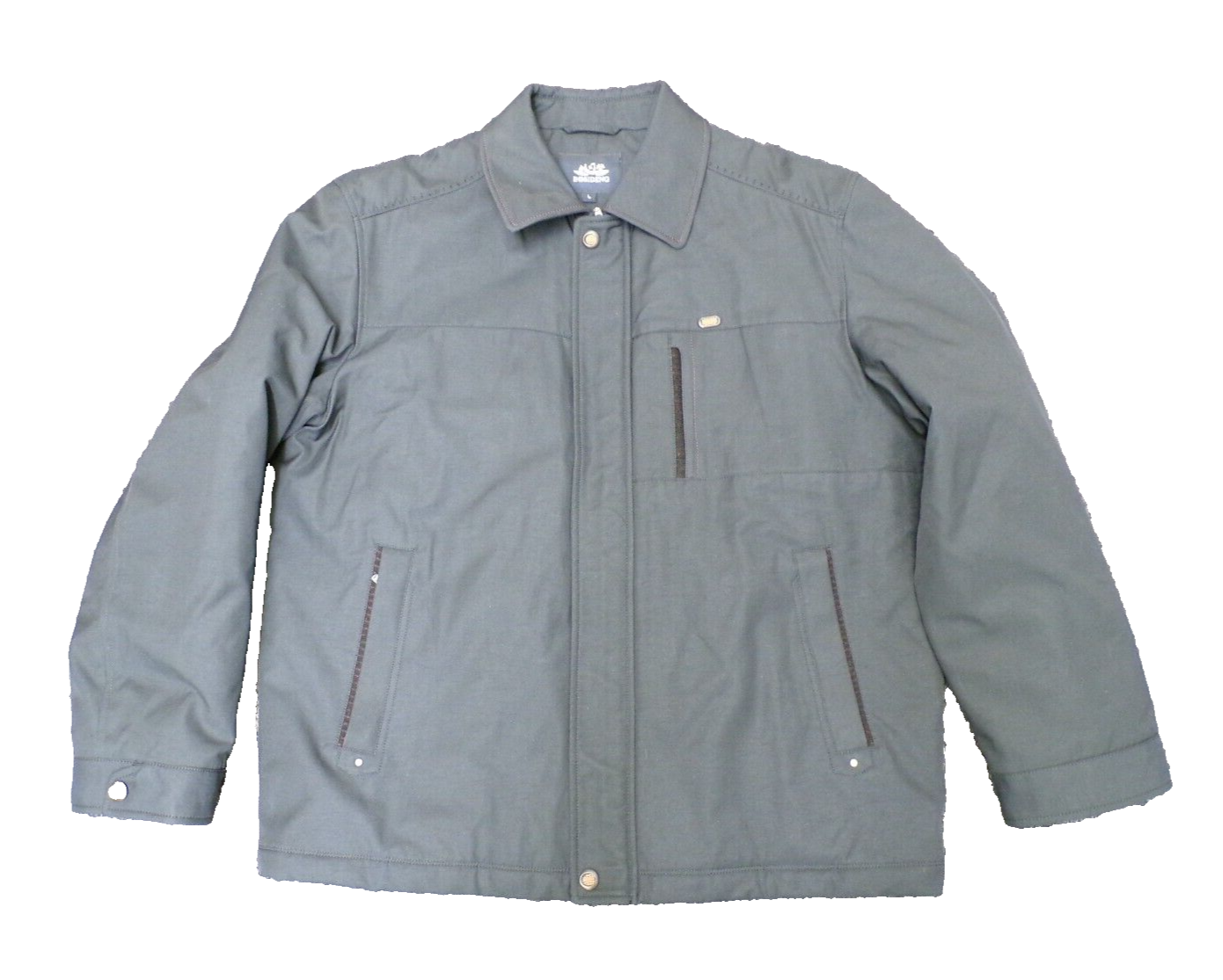 Men's Bosideng Coat Black Lrge Smart Insulated Warm Lined Cotton Blend VGC #69