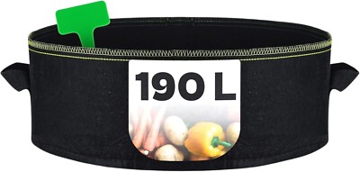 Hochbeet Pflanz Sack 190L   Wiederverwendbar, mit Pflanzenstecker