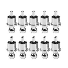 10pcs Dust Proof Protector Covers RCA Shielded Shorting Caps Rca Protective Caps