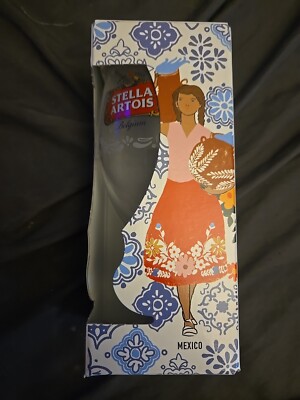 Stella Artois 2018 Limited Edition Mexico Chalice Silvana Avila NEW IN BOX