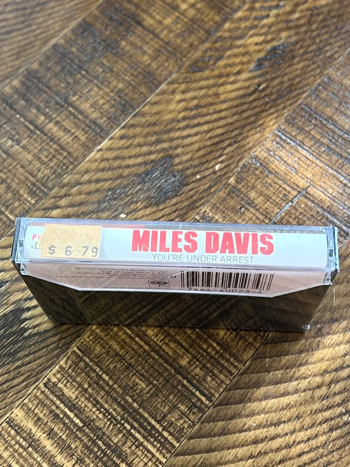 Miles Davis - You're Under Arrest 1985 (Cassette) Columbia FCT-40023 SEALED RARE - Image 2 of 3