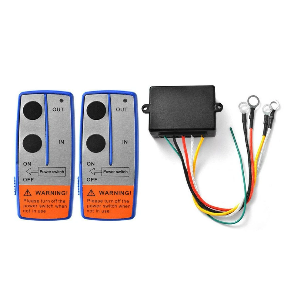 Car Truck ATV Universal 100ft 12V Wireless Winch Remote Control Switch Handset Foto 2 de 4