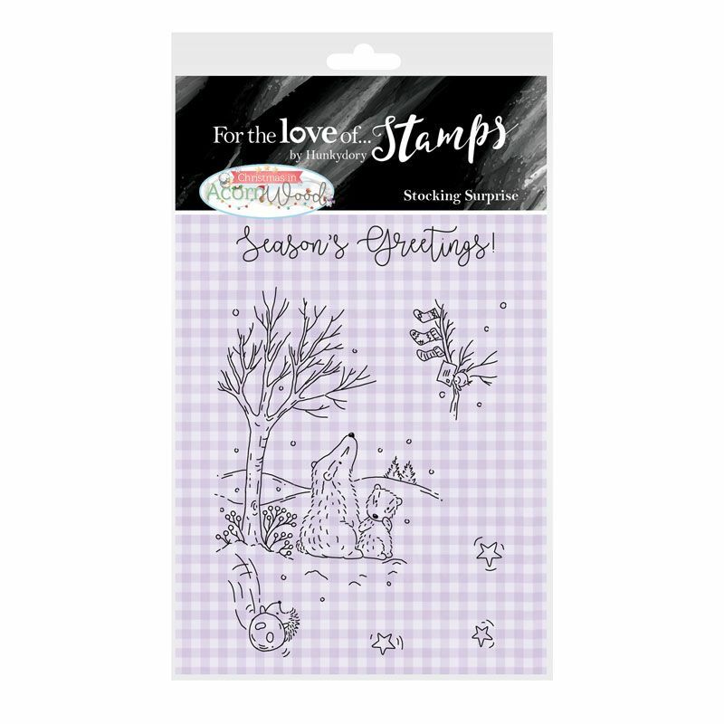 Hunkydory Stocking Surprise Seasons Greetings Stamp Set Christmas Card Making