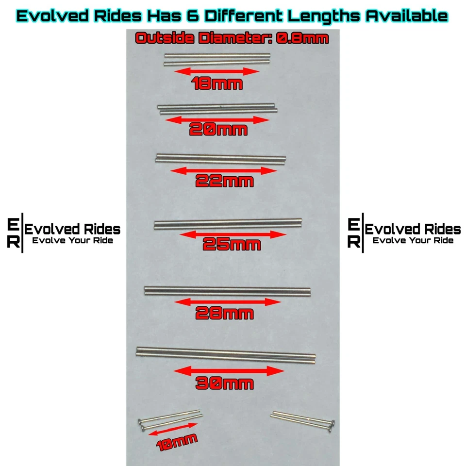 Оси 25 комплектов 30 мм для масштаба 1/64 индивидуальная реставрация Real Rider Hot Wheel - Изображение 3 из 4