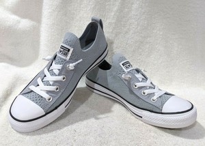 converse shoreline knit gray