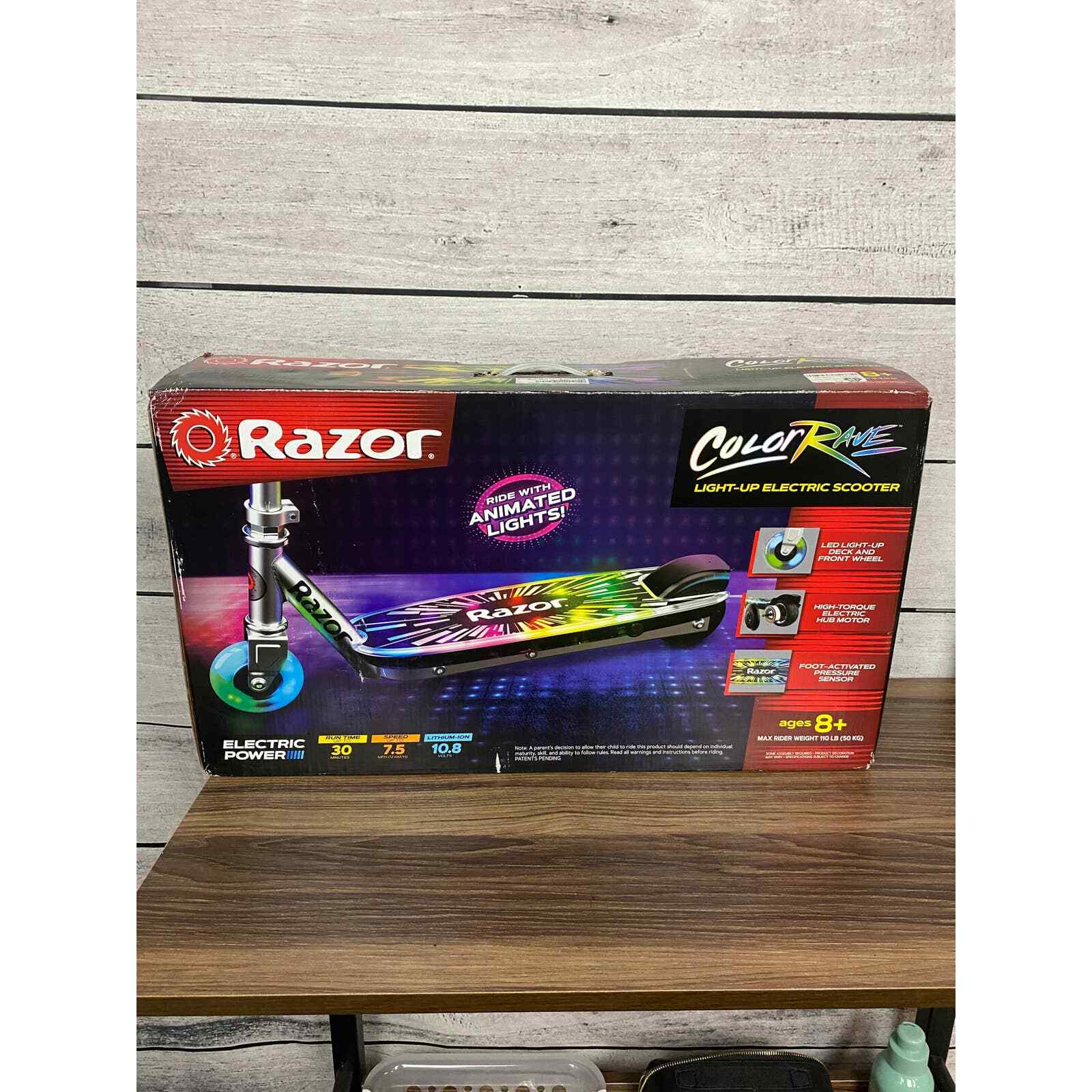 NWT Razor Color Rave Electric Scooter eBay