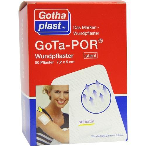 3x GOTA-POR Wundpflaster 5x7,2 cm steril 50 St PZN: 4473273
