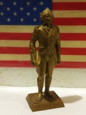 Vintage HK George Washington 1st President 1969 Marx Toys Miniature Statue EX