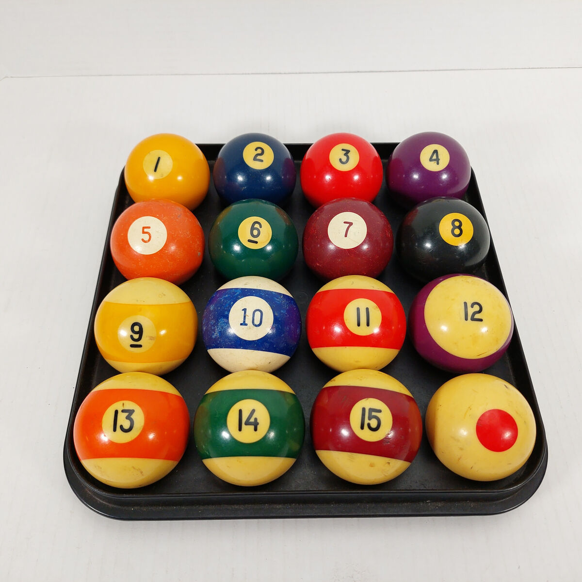 Classic Sport Official Size Billiard Pool Ball Set with Cue Ball