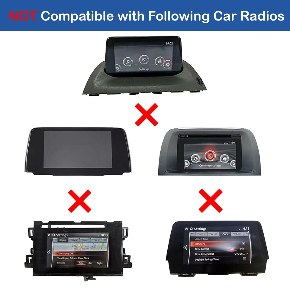 Цифрователь сенсорного экрана 7 дюймов для автомобильной радионавигации Mazda MX-5 Miata 2016–2017 годов выпуска - Изображение 3 из 4