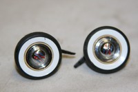 Danbury Mint Parts - Rear Tires And Wheels For 1941 Chevrolet Convertible 1/24 Danbury Mint Parts - Rear Tires And Wheels For 1941 Chevrolet Convertible 1/24