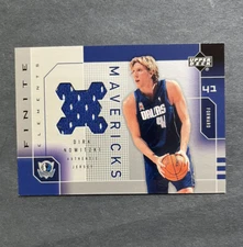 2002-03 Upper Deck Finite Elements Jerseys Dirk Nowitzki #DN-J Game Used