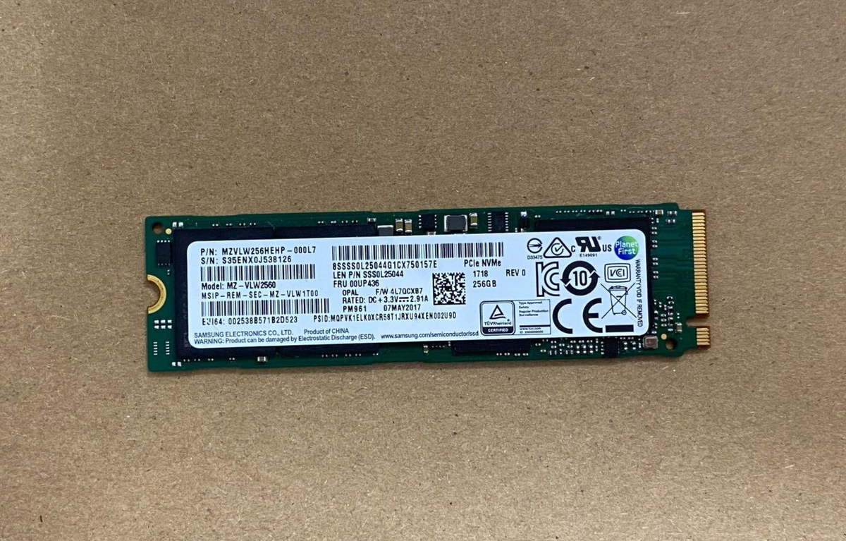 Samsung Pm961 Samsung Mzvlw128hegr Ssd Mzvlw128hegr