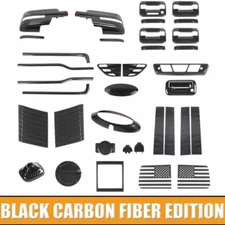 🌟Carbon Fiber Exterior Door Handle Side Door Mirror Cover Trim For F150 2009-14