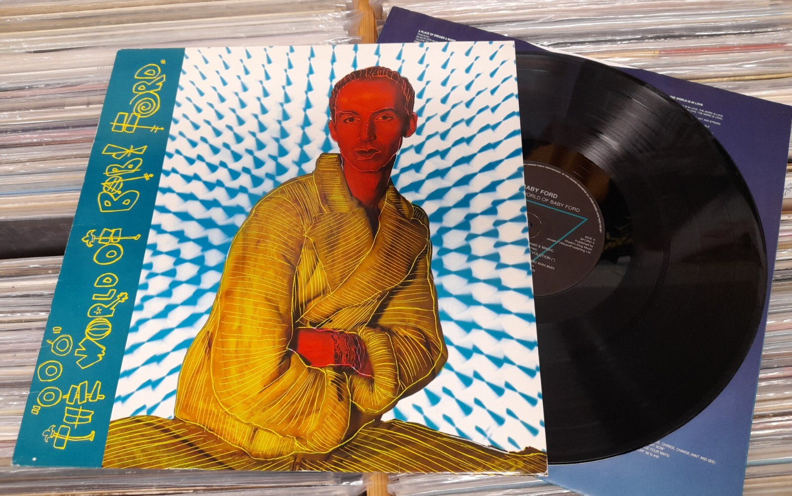 BABY FORD 'OOO' THE WORLD OF BABY FORD VINYL LP 1989 acid house Rhythm King