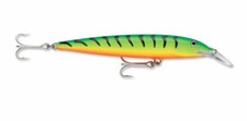 Rapala Floating Magnum 18 - Firetiger - 7" Abachi Wood Lure 1 1/2 oz 