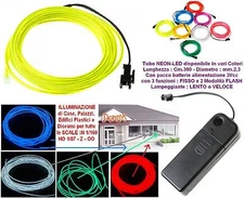 Kato Neon Led Tube 3V Yellow 2.3Mm Flexible With Controller Diorama Train Case